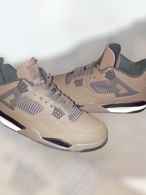 Men's Taupe Athletic Sneakers - Lightweight Casual Performance